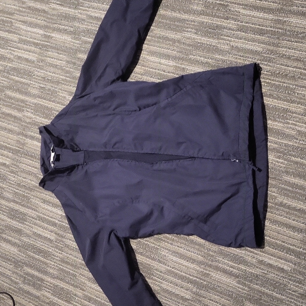 Navy blue fall jacket, size medium